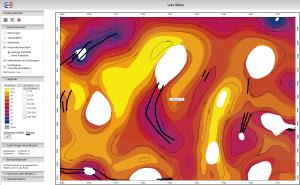 Horizonttemperaturplot in GeotIS