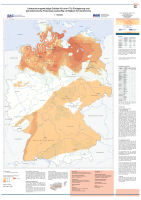 Vorschaubild zu Karte C: Untersuchungswürdige Gebiete für eine CO2-Einlagerung und petrothermische Potenziale